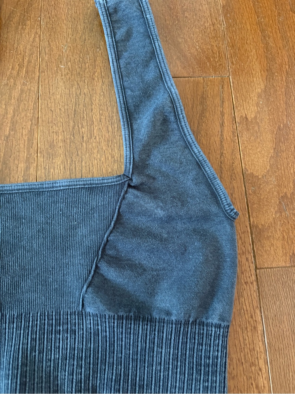 FREE PEOPLE Good Karma Square Neck Bra Crop Top XS/S - Picture 6 of 11